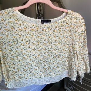Floral crop top